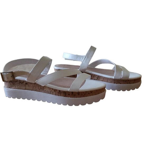 Madden Girl White Platform Sandals Size 11 - Picture 3 of 9